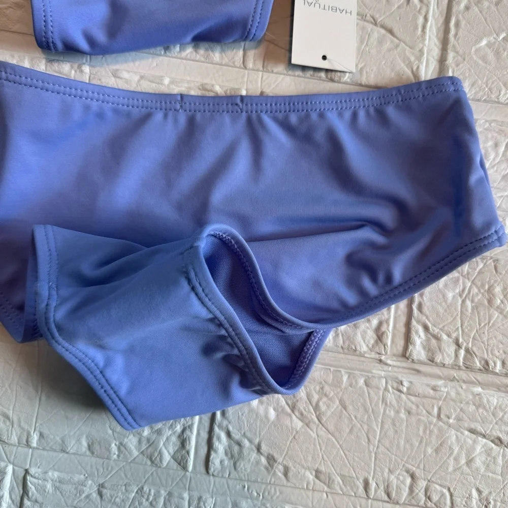 New Kids Swimsuit Habitual Light Purple Bikini Set Size 12